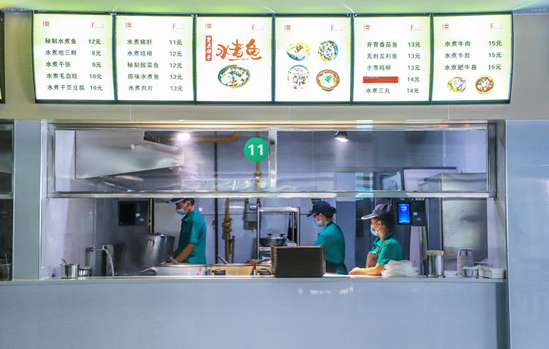 武昌理工学院樱园食堂改造升级 以全新面貌迎接新学期